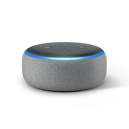 Echo Dot (3. Gen.) Intelligenter Lautsprecher mit Alexa, Hellgrau...