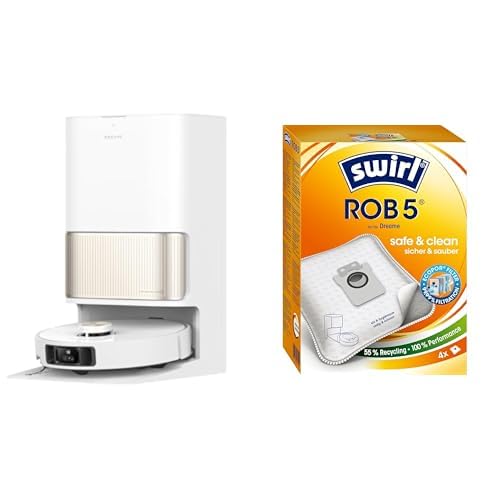 dreame L40 Ultra Staubsauger + 4 Swirl ROB5 Staubsaugerbeutel -...