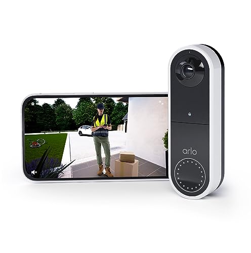 Arlo Kabellose Video Türklingel, 1080p HD Doorbell, RedDot Design...