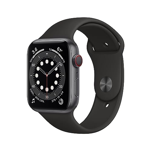 Apple Watch Series 6 (GPS + Cellular, 44 mm) Aluminiumgehäuse Space...