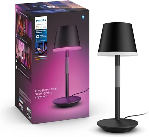 Philips Hue White & Color Ambiance Go Tragbare Tischleuchte 370lm,...