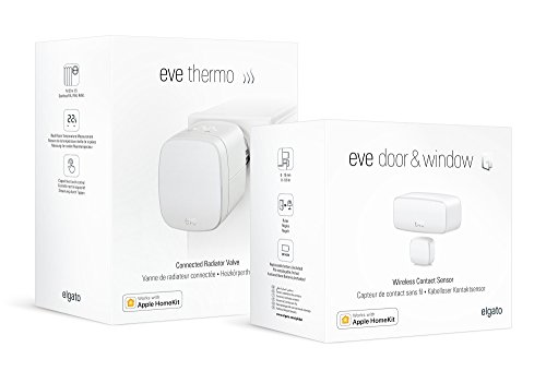 Eve Smart Heizen-Set - Eve Thermo und Eve Door & Window, intelligentes...