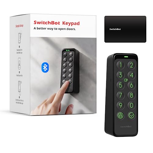 SwitchBot Smart Keypad für Türschloss, Codeschloss für die...