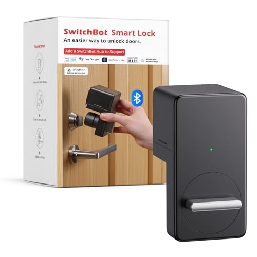 SwitchBot Smart Lock, Bluetooth elektronisches Türschloss,...