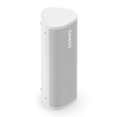 Sonos Roam 2 - Weiß - Tragbarer wasserdichter Bluetooth-Lautsprecher