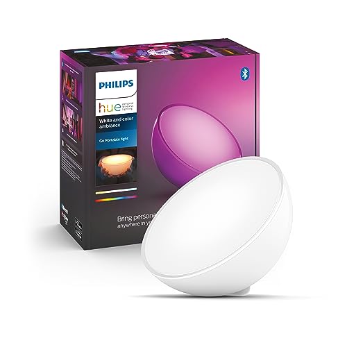 Philips Hue White & Color Ambiance Go Tischleuchte (530 lm), dimmbare...