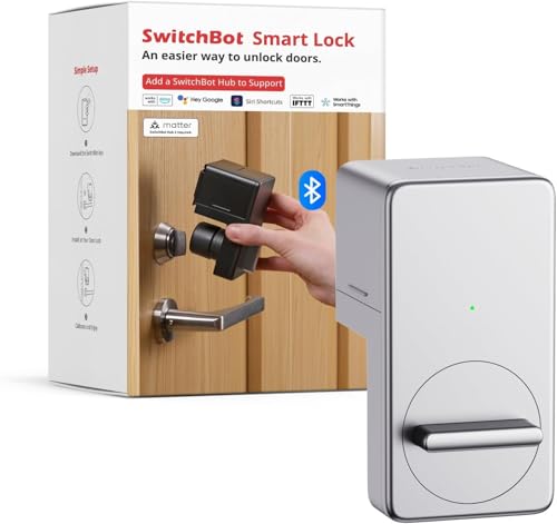 SwitchBot Smart Lock, Bluetooth elektronisches Türschloss,...