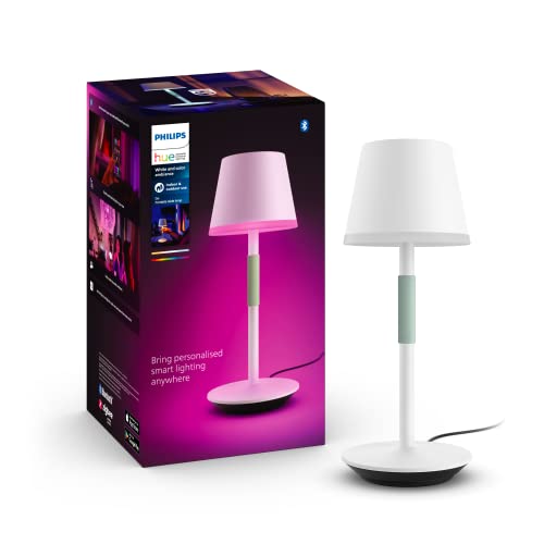 Philips Hue White & Color Ambiance Go Tragbare Tischleuchte (530 lm),...
