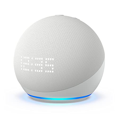 Echo Dot mit Uhr (5. Gen., 2022) | Smarter WLAN- und...