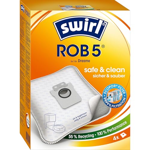 Swirl ROB 5 EcoPor Staubsaugerbeutel für diverse Saugroboter-Modelle...