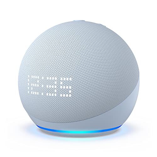 Echo Dot mit Uhr (5. Gen., 2022) | Smarter WLAN- und...