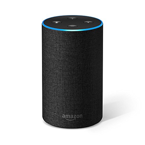 Amazon Echo (2. Gen.), Intelligenter Lautsprecher mit Alexa, Anthrazit...