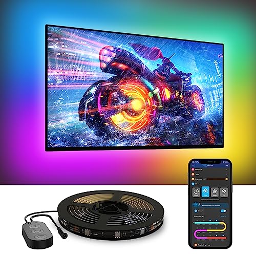 Govee TV LED Hintergrundbeleuchtung, RGBIC TV LED Strip für 55-65...*