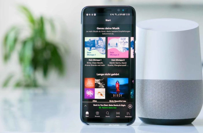 Spotify mit dem Google Home hören