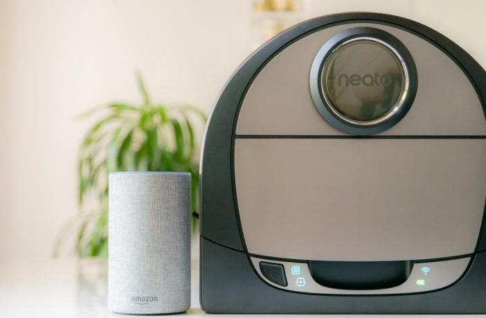 Neato Botvac Connected Staubsauger Roboter mit Amazon Alexa steuern!