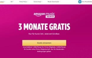 Music Unlimited 3 Monate gratis