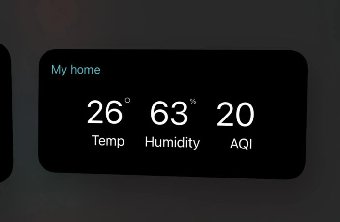 Xiaomi Home iOS Widget