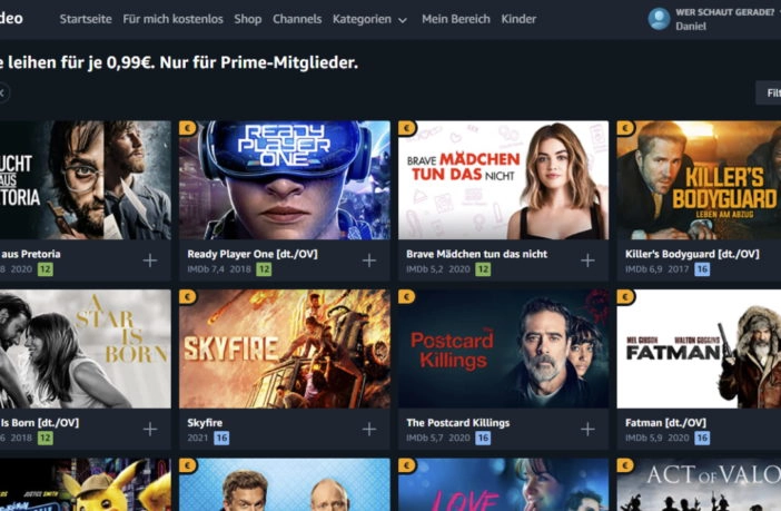 Prime Video Filme Osterwochenende