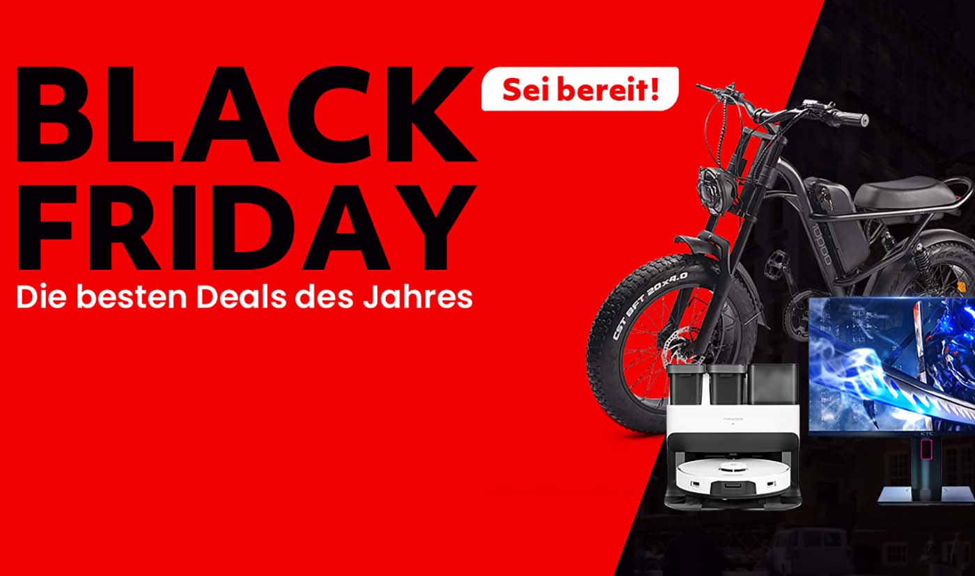 DEAL  Black Friday Sale bei Geekmaxi mit spannenden Technik-Angeboten