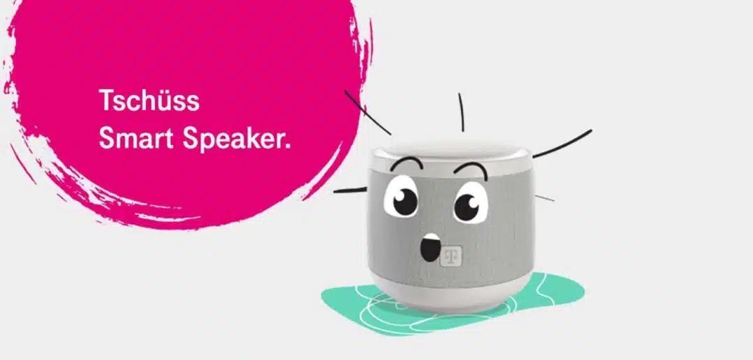 Telekom Smart-Speaker wird eingestellt.