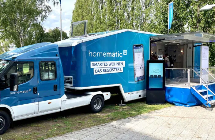 Homematic IP Road-Show-Truck auf der IFA 2023