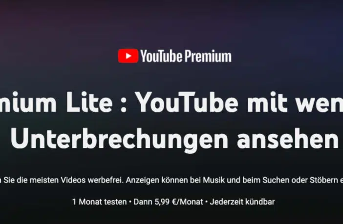 YouTube Premium Lite