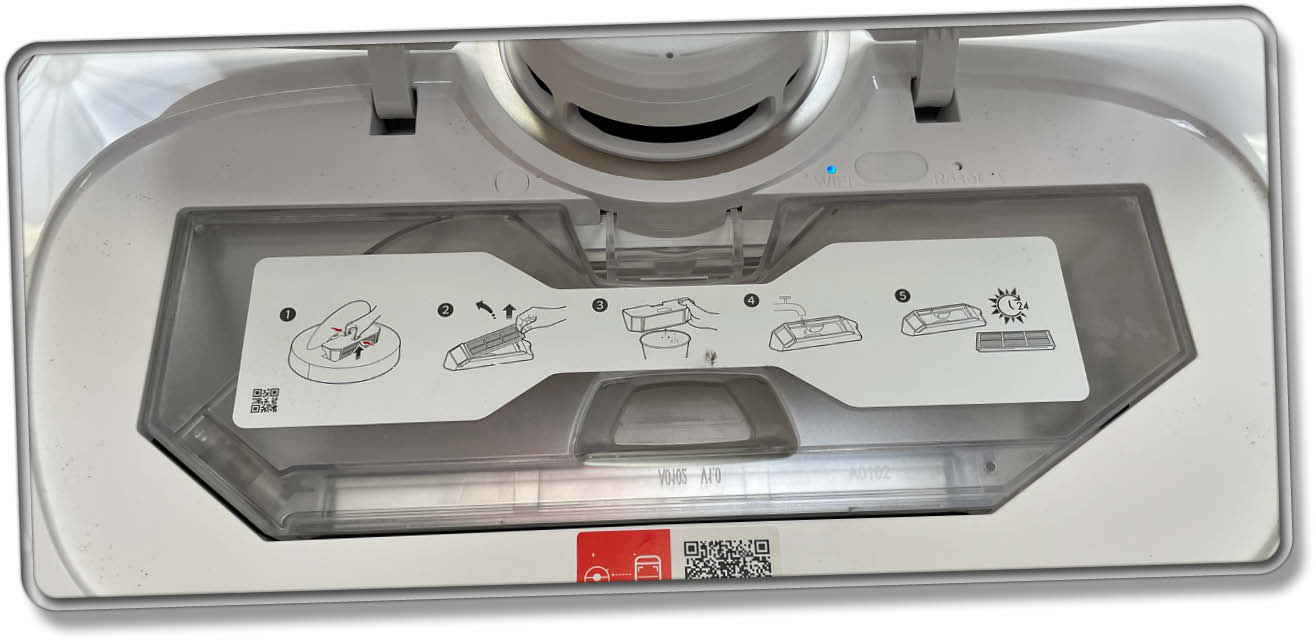 Das ist der Staubbehälter des Roborock Q Revo MaxV