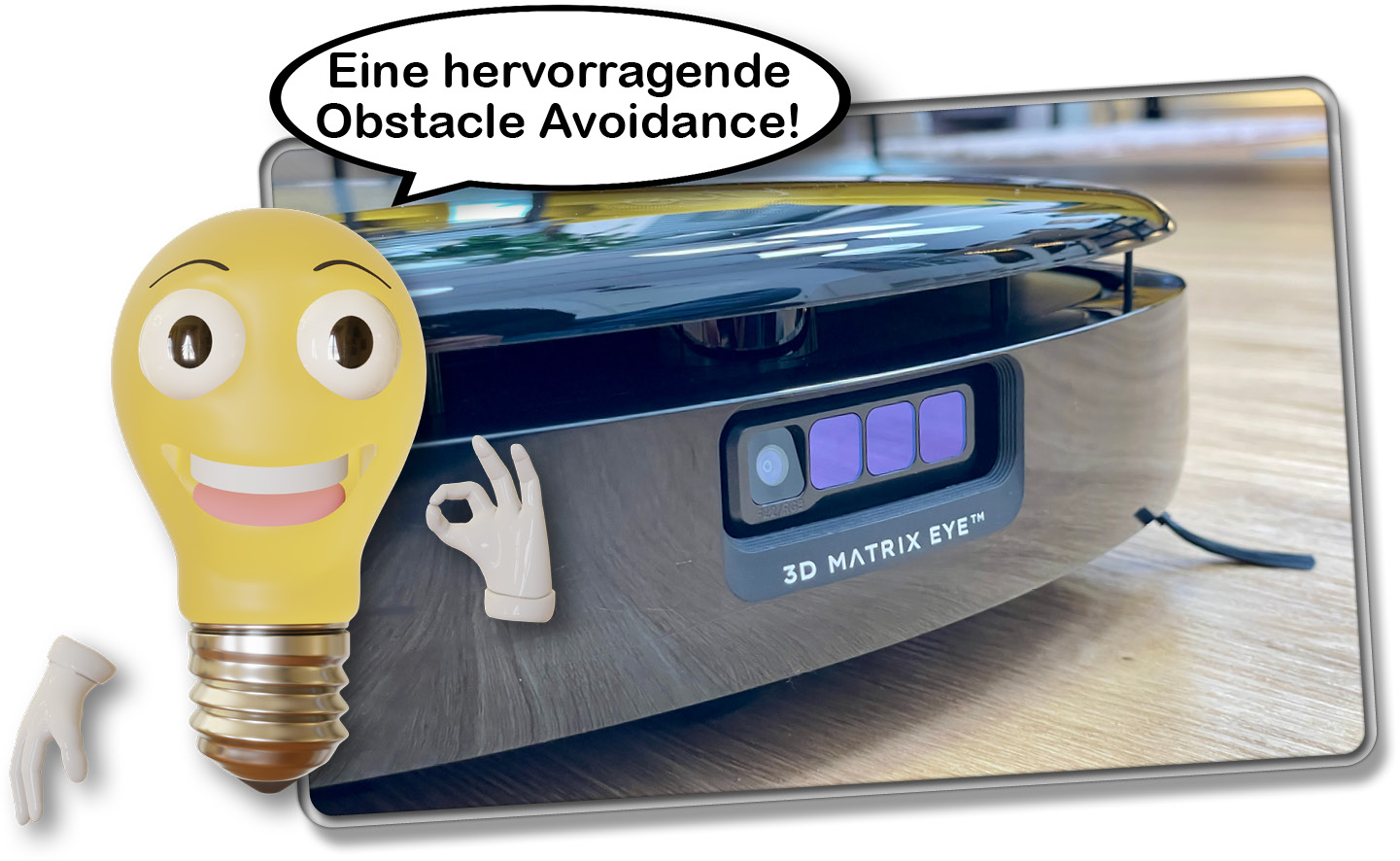 Die Obstacle Avoidance des eufy S1 Pro kann sich sehen lassen!