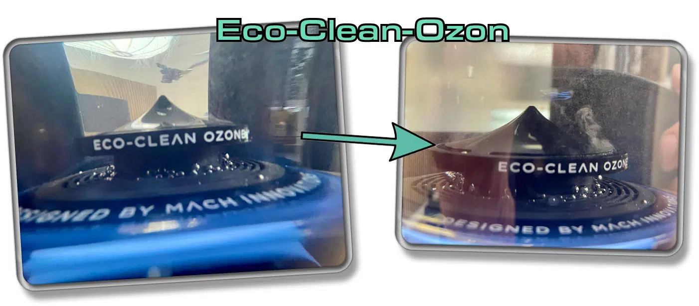 Die Eco-Clean-Ozon Frischwasserdesinfektion des eufy MACH V1