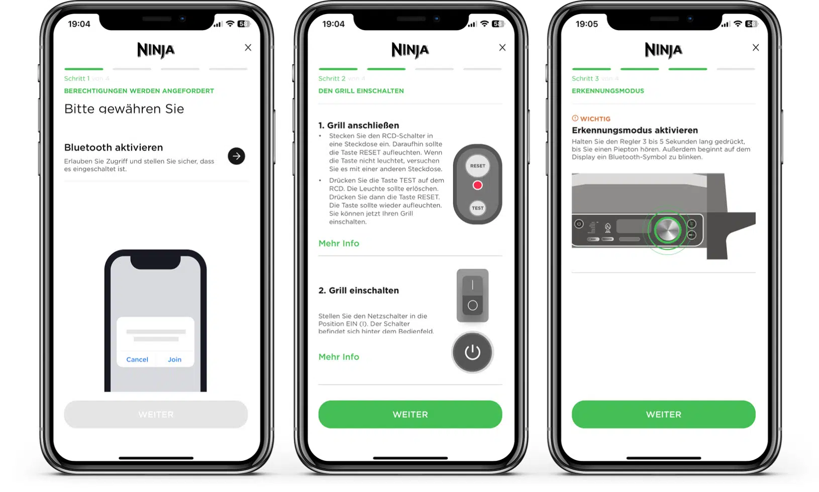 Ninja Woodfire Pro Connect XL - App - Konnektivität