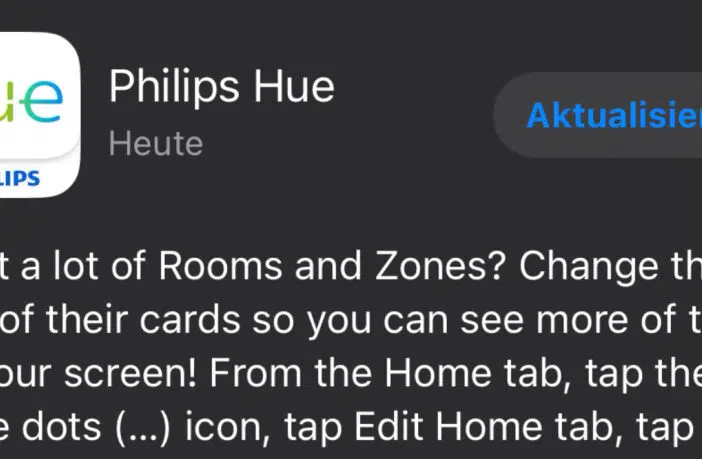 Philips Hue Update