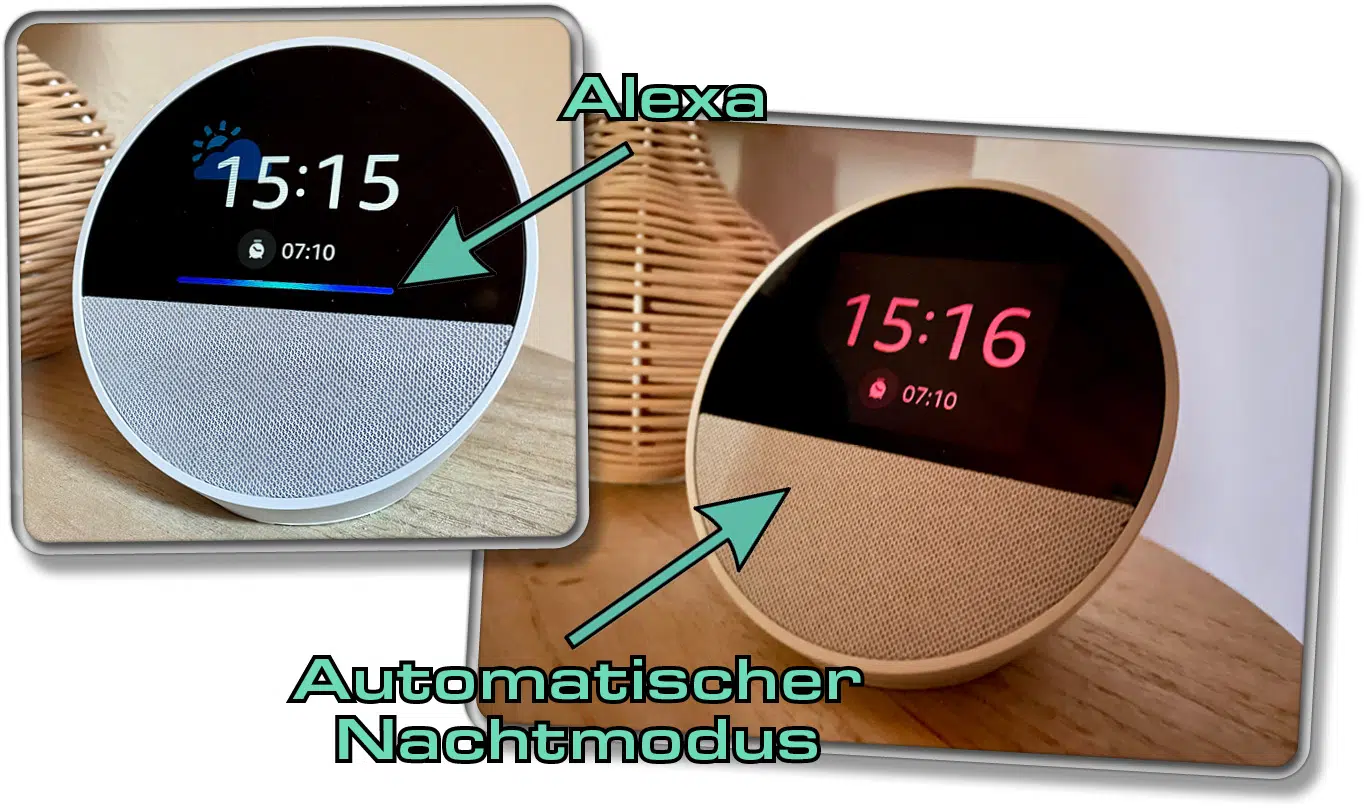 Das Display dimmt sich automatisch bei schlechten Lichtverhältnissen