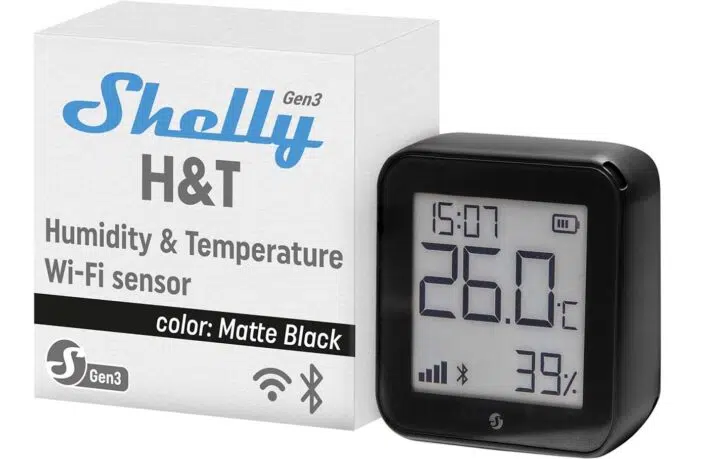 Shelly H&T Gen3 Temperatur- & Luftfeuchtigkeitssensor