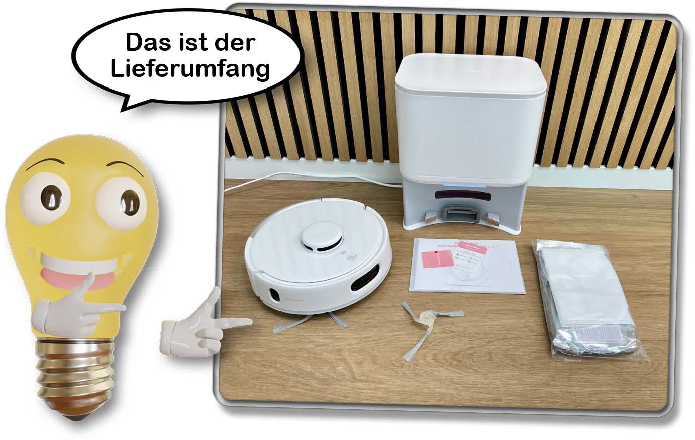 Das ist der Lieferumfang des SwitchBot K10+ Pro