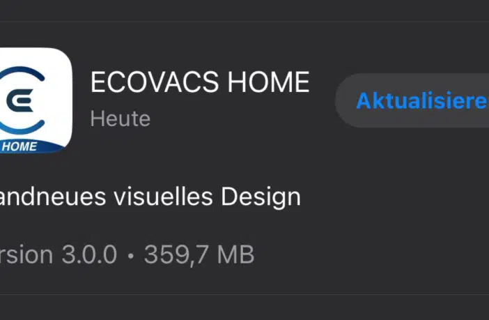 ECOVACS HOME App in Version 3.0.0