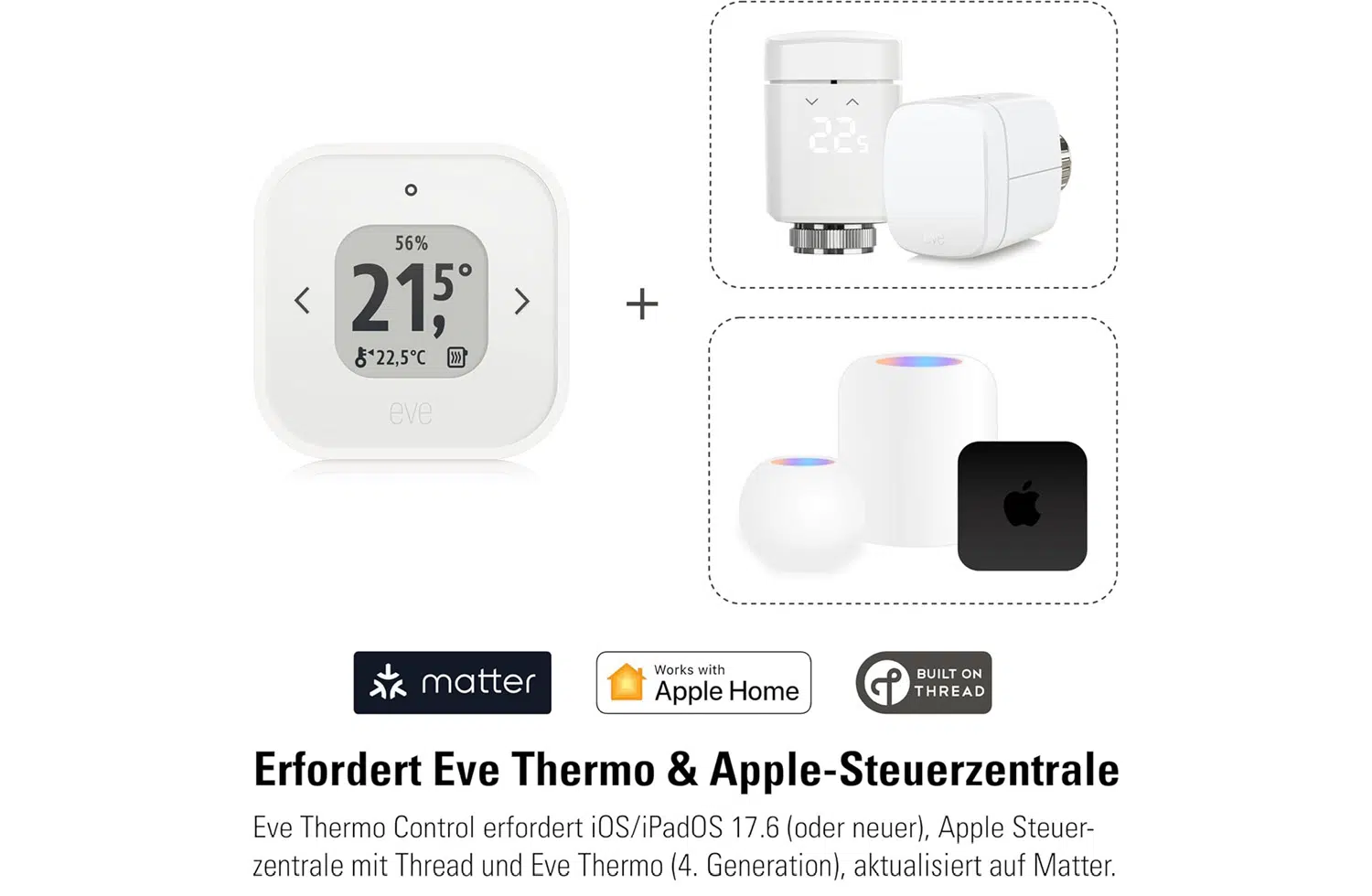 Eve Thermo Control mit Matter