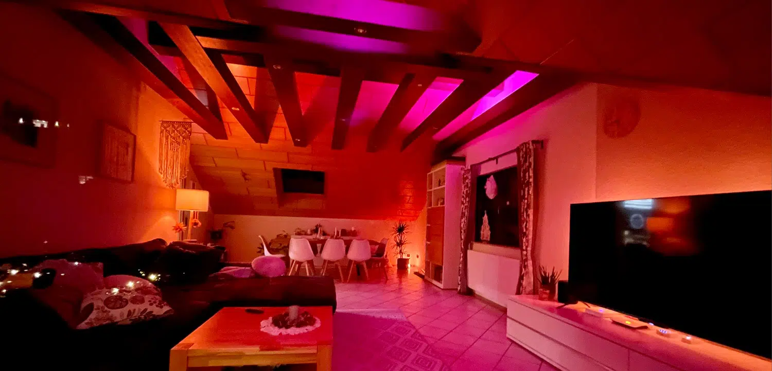 Philips Hue Beleuchtung in Action