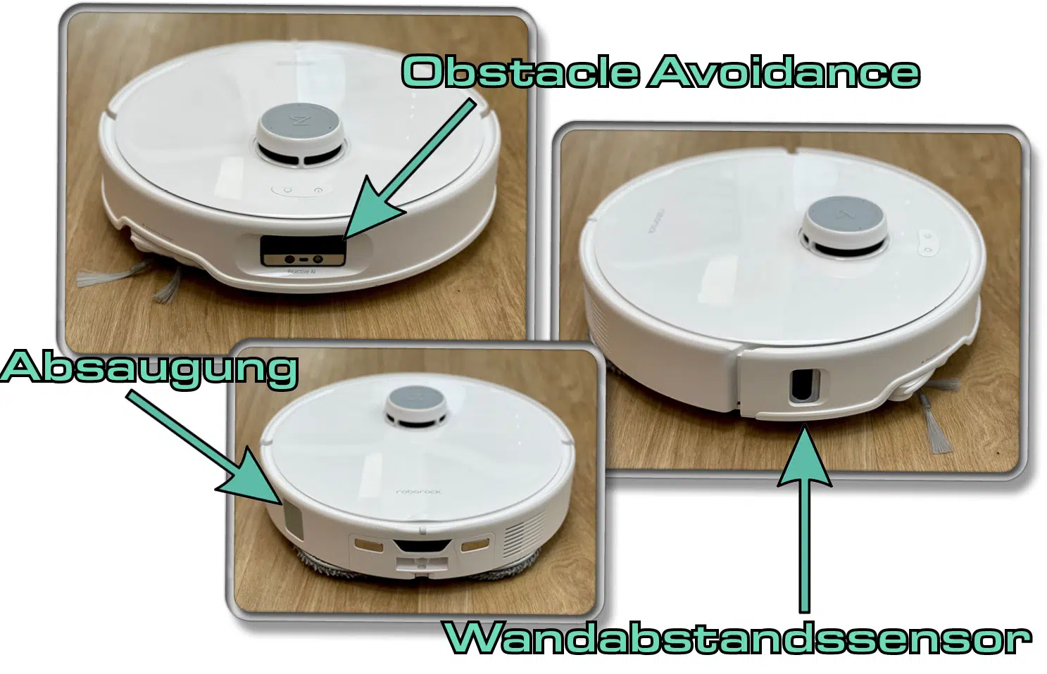 So sieht der Roboter von allen Seiten aus