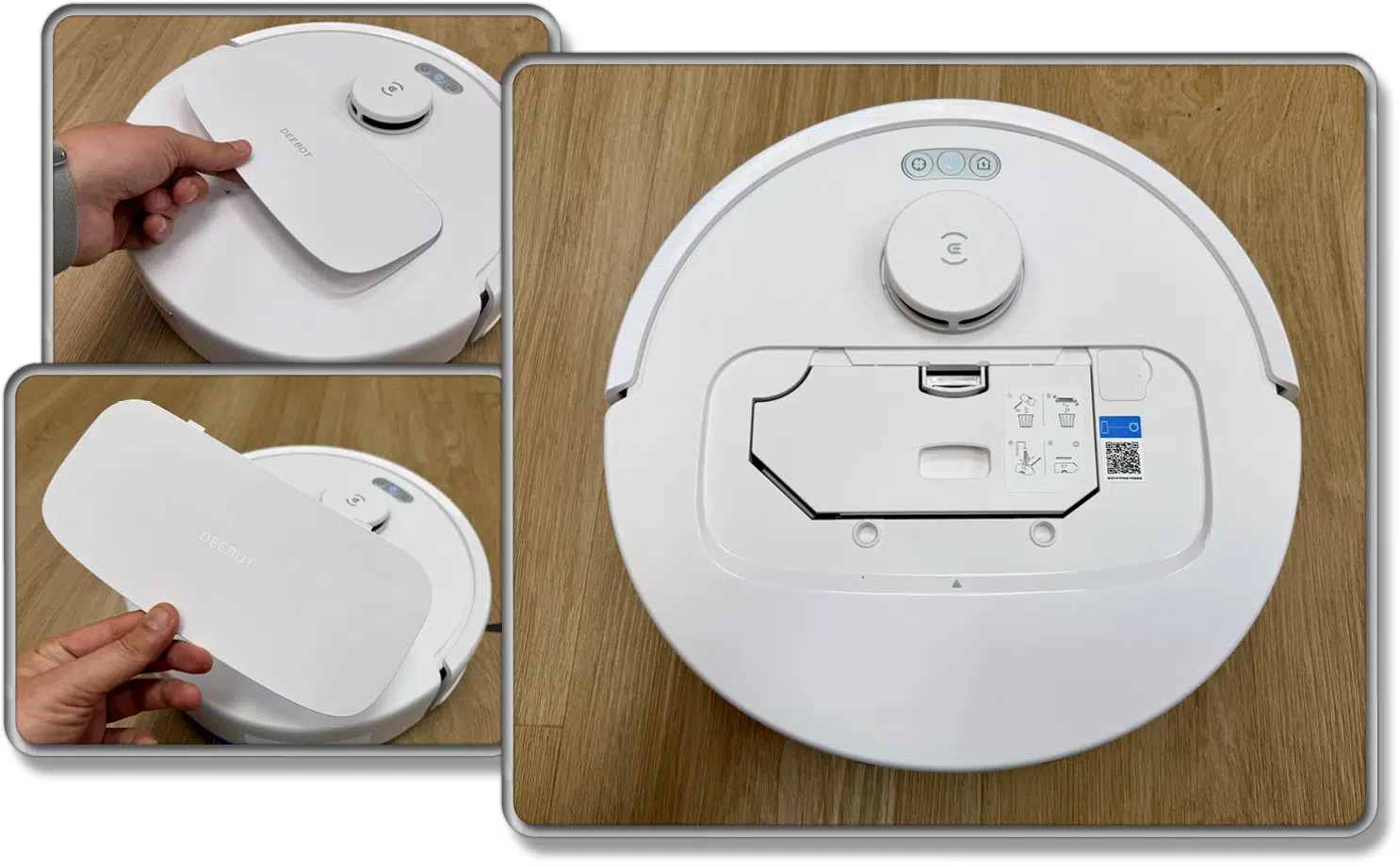 Das befindet sich unter der Haube des ECOVACS DEEBOT N30 PRO OMNI