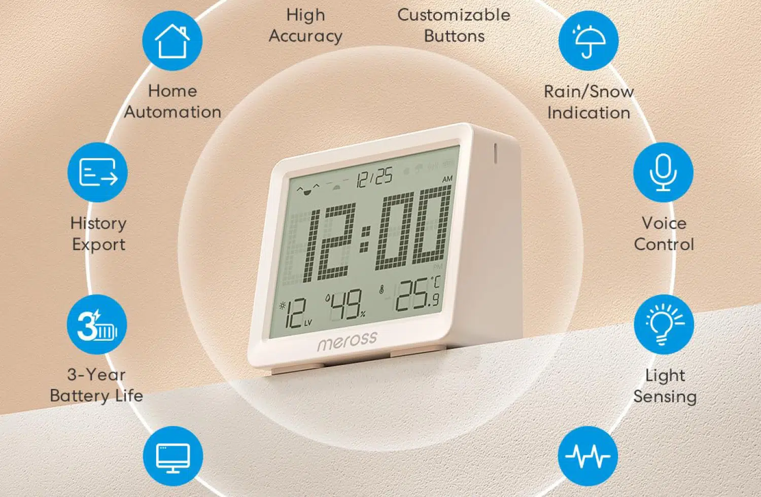 Meross WLAN Hygro- & Thermometer