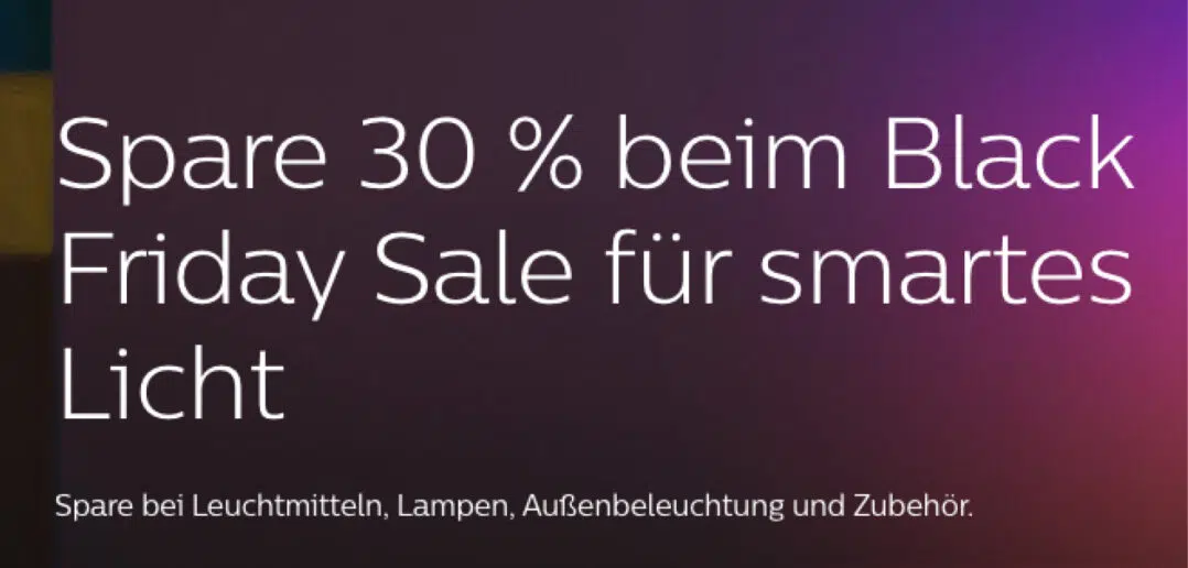 Philips Hue Black Friday Sale