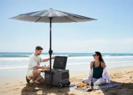 Anker SOLIX Solar Umbrella – Ein solarbetriebener Sonnenschirm