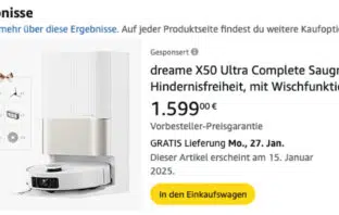 Dreame X50 Ultra bei Amazon