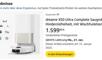 Dreame X50 Ultra bei Amazon