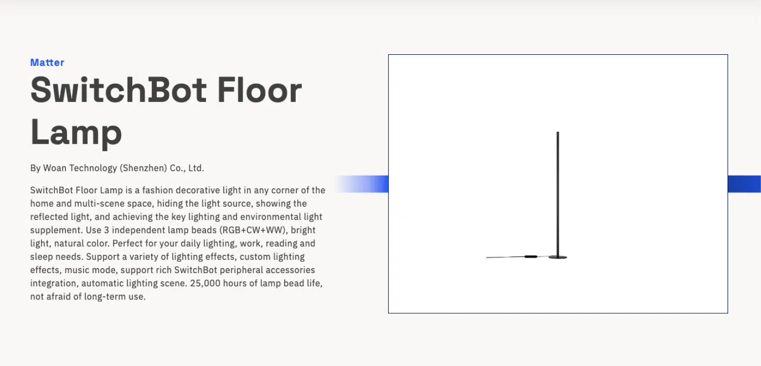 SiwtchBot Floor Lamp